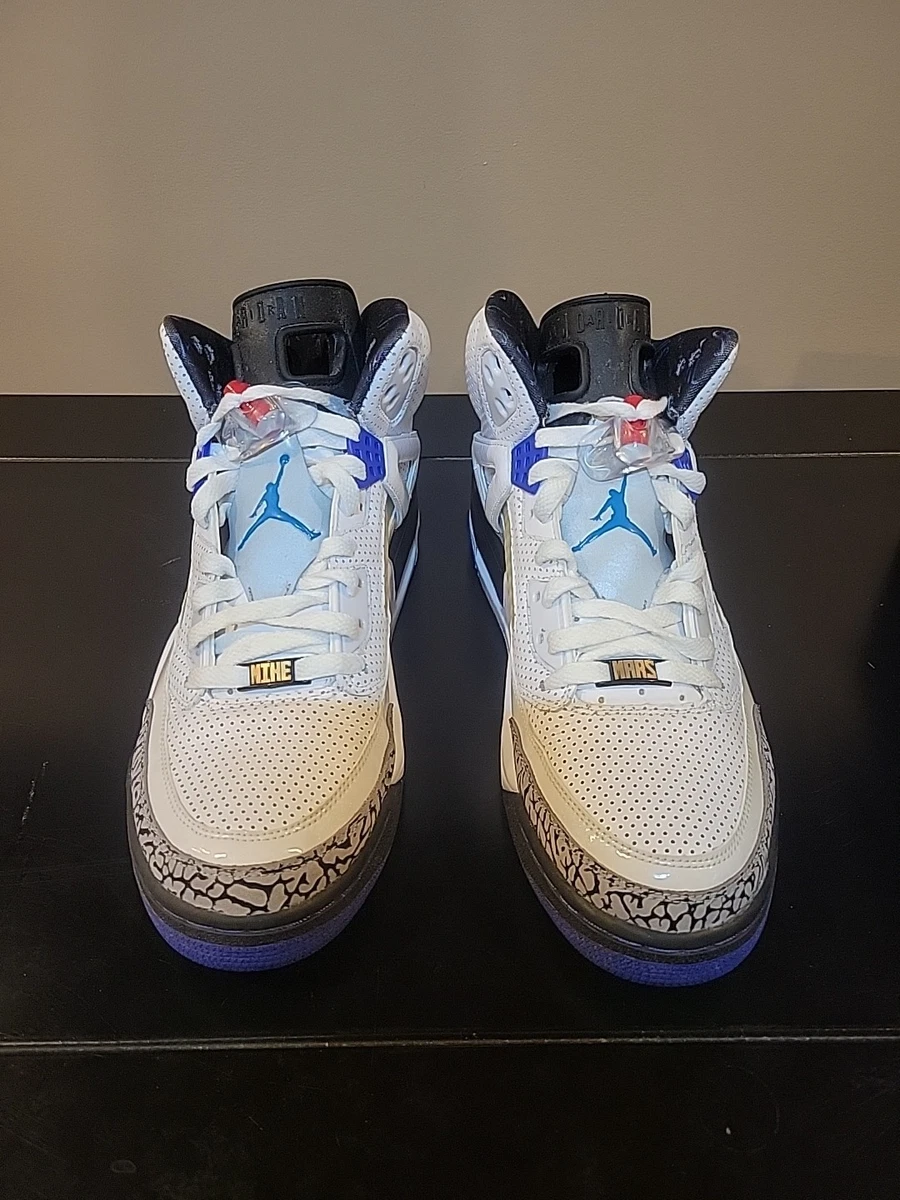 Nike Air Jordan #23 Spizike 2009 Mens White/Purple Shoes 315371-102 Size 10.5 Jordan Spizike White - 315371-102 for Sale | Authenticity  main image 4