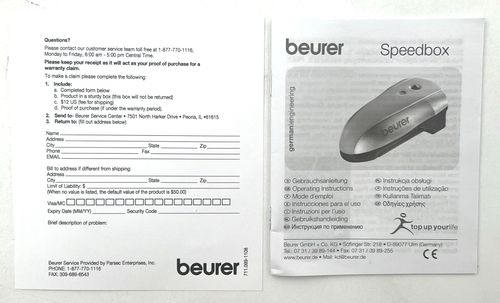 BEURER DIGITAL SPEED BOX 2-D MEASURING, DISTANCE IN KM, SPEED - Picture 10 of 18