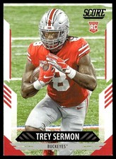 2021 Score Trey Sermon Rookie Ohio State Buckeyes #313