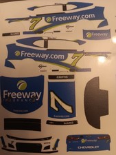 2026 Daniel Suarez 7 Freeway Trackhouse 1/64 Peel Stick Decals