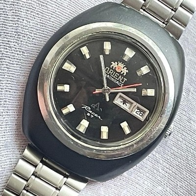 ORIENT CHRONO ACE RACER 27 JEWELS Automatik Herrenuhr 38mm Armband 16,5cm ab