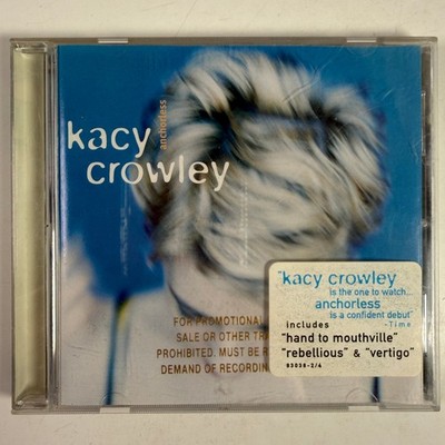 Kacy Crowley   Anchorless CD 1997 Promo Alt Rock Atlantic Carpe Diem
