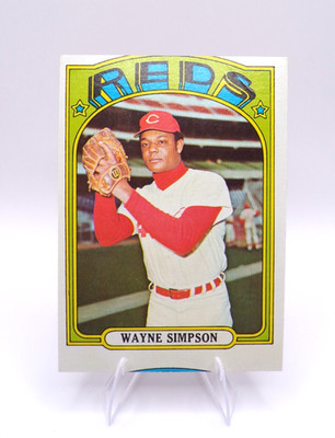 1972 Topps Set-Break HI #762 Wayne Simpson - Cincinnati Reds EX+ NM CUT ERROR