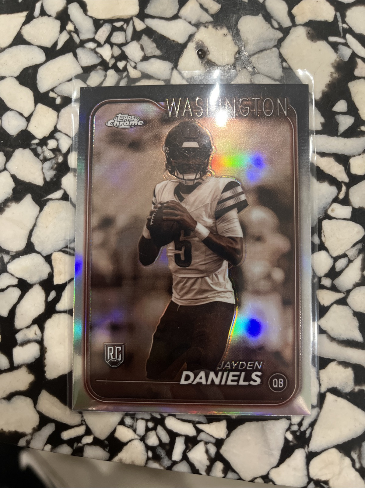 2024 Topps Chrome Sepia #201 Jayden Daniels (RC) @SC3