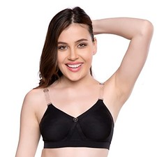 TRYLO Women's Cotton Padded Wire Free Non-Wired Full-Coverage Bra