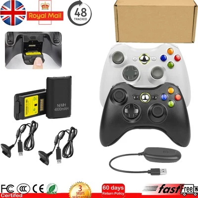 For Microsoft XBOX 360 Wireless Controller / 2Pack Battery+ Play & Charge Kits