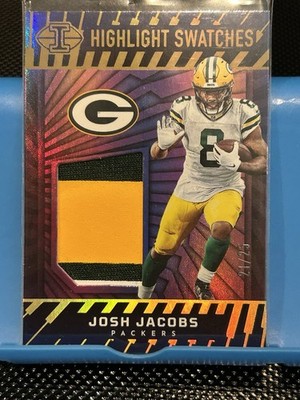 2024 Panini Illusions - Highlight Swatches Josh Jacobs 21/25 #HS-JJS (MEM)