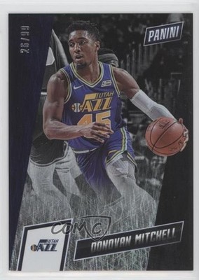 2019 Panini National Convention Magnetic Fur 26/99 Donovan Mitchell #63 gd1