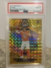 2024 Panini Mosaic - Rookies Bo Nix #312 Reactive Yellow Mosaic Prizm (RC)