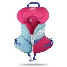 Stohlquist Child PFD Life Jacket - Aqua/Pink, 30-50 lbs lb, Aqua/Pink