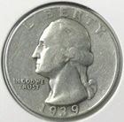 1939 Washington Quarter Dollar 2