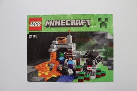LEGO&reg; Minecraft 21113 The Cave Instruction Manual Only!