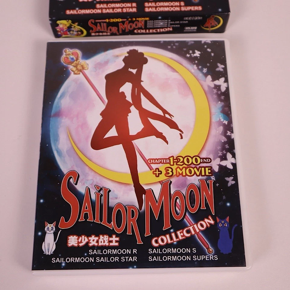 Sailor Moon Ten DVD Collection Episodes 1-200 +Three Movies NTSC Subtitled Reg 2 - Image 3 of 4