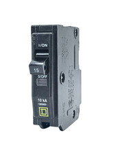 Square D QO115 15A 1-Pole Circuit Breaker Plug-On UL Listed NEW