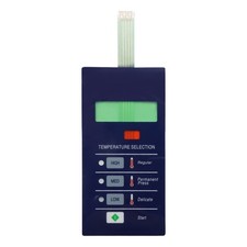 9801-077-001 Blue Membrane TouchPad for 50Lb/80Lb Dexter Dryer