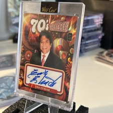 2024 Wild Card Decades 70s Celeb Autograph 1/1  Erik Estrada