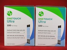 OneTouch Ultra strisce reattive 200 ct scadenza: GENNAIO 2027 COME NUOVE ~ SPEDIZIONE GRATUITA