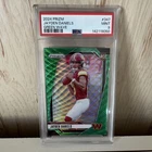 Panini Prizm 2024 Jayden Daniels Washington Commanders #347 Green Wave PSA 9
