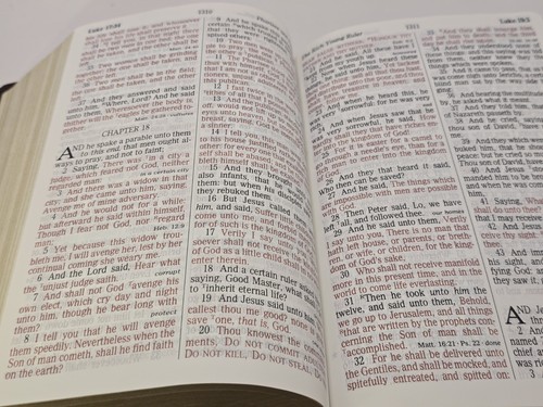 Nelson Regency Holy Bible KJV Giant Print Reference Edition Red Letter Burgandy - Picture 13 of 17
