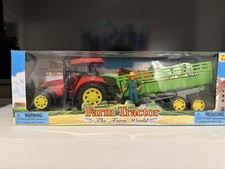 🚜 The Farm World Tractor Toy (Brand New | NIB) Friction Power | Mega Hauling