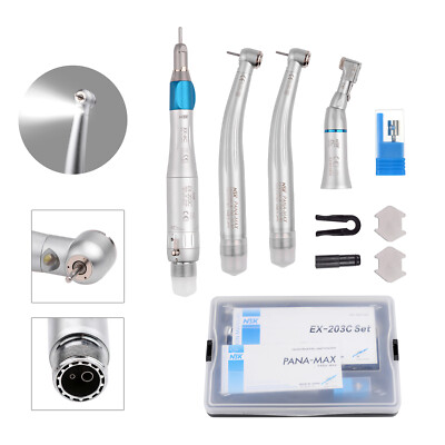 Pièce à Main Dentaire JOYDENTAL EX203C - Kit Pour 2 Ou 4 Trous, Haute Et Basse Vitesse, Angulation Contre-angle