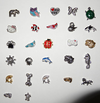 Dog Bird Mascot Pet Animal Floating Charms  Fit Most Living Lockets 