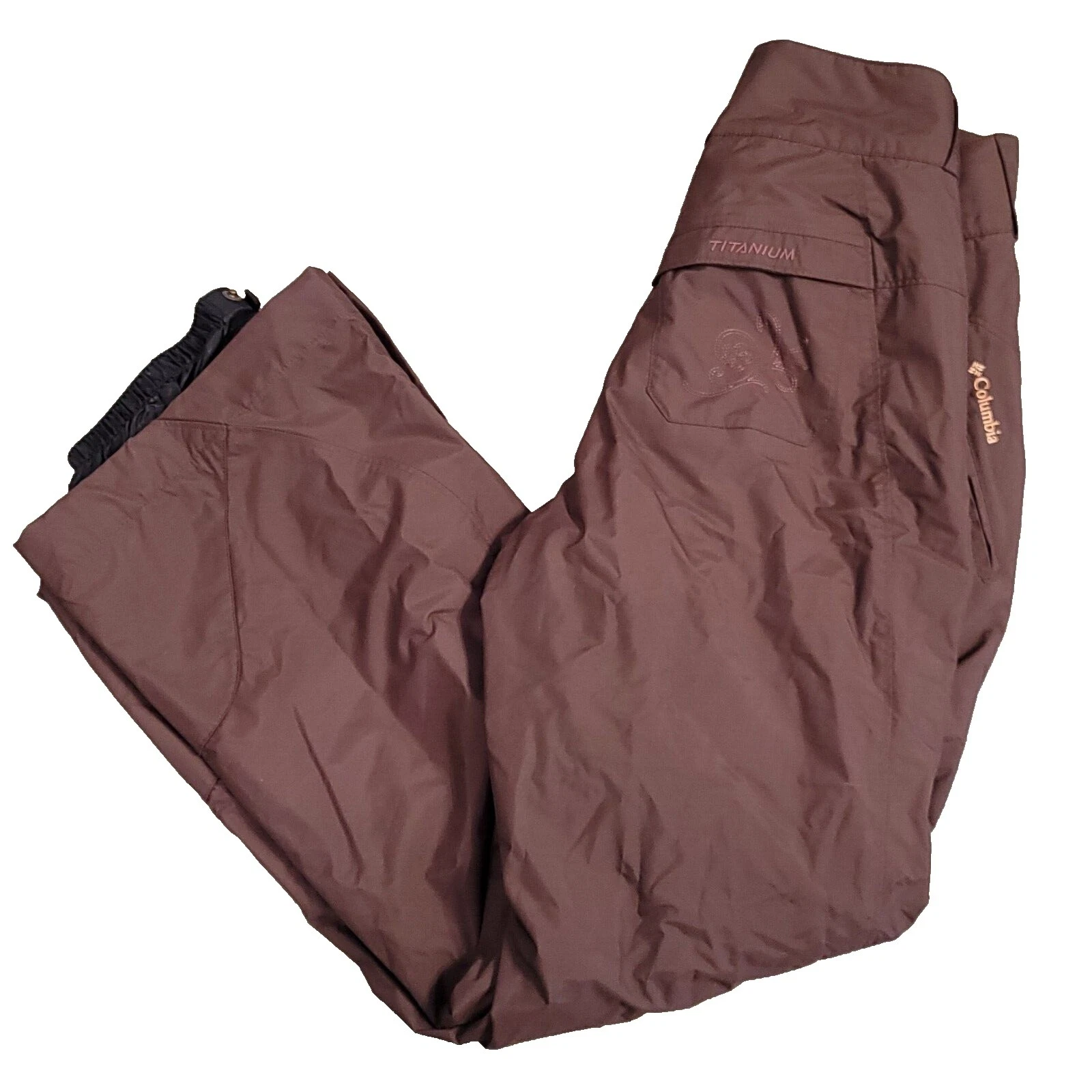 Pantalones de nieve Columbia Marrón Deportes de Invierno y Baberos