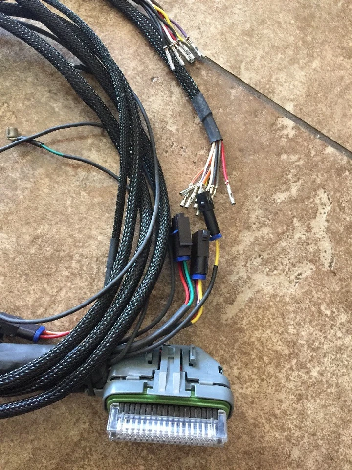 Arnés de cableado principal para motocicleta saxon corona negra bobber 2006 módulo Thunderheart Foto 2 de 4