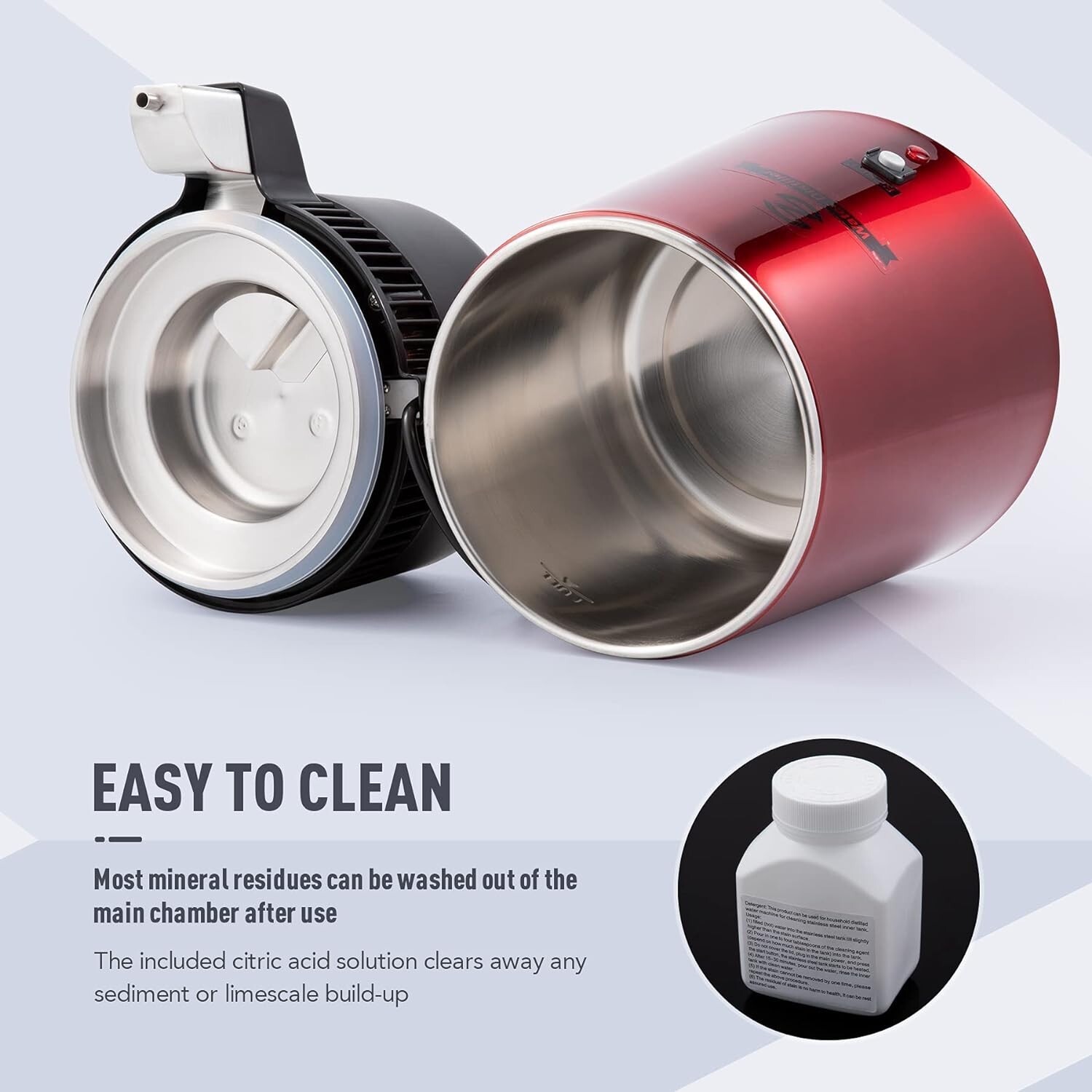 Automatic Water Purifier with 6 ppm Output - Easy Clean Stainless Steel Design