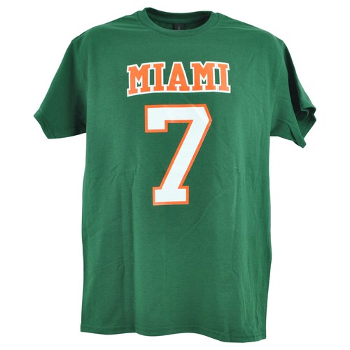 NCAA Miami Hurricanes Xavier Restrepo #7 Crew Neck Adults Man Tshirt Tee - 第 1/4 張圖片