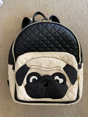betsey johnson pug backpack