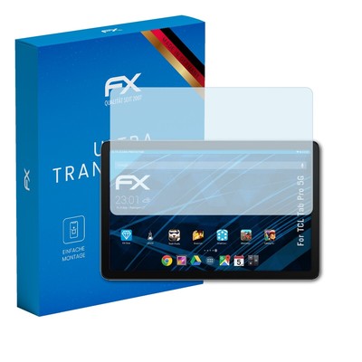 atFoliX 2x Displayschutzfolie für TCL Tab Pro 5G Schutzfolie klar Folie