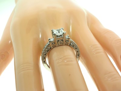 TACORI PLATINUM HT2258 MOUNTING 0.50 CTW DIAMONDS + BOX-SIZE 6.5 US-RETAIL $5030