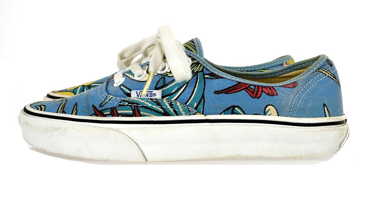 VANS Doren Blue Floral Classic Shoes Mens Womens Unisex Limited  Edition
