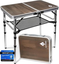 60x40 Campingtisch klein Klapptisch höhenverstellbar | Camping Tisch klappbar