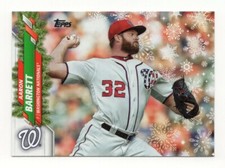 2020 Topps Holiday #HW189 Aaron Barrett Card