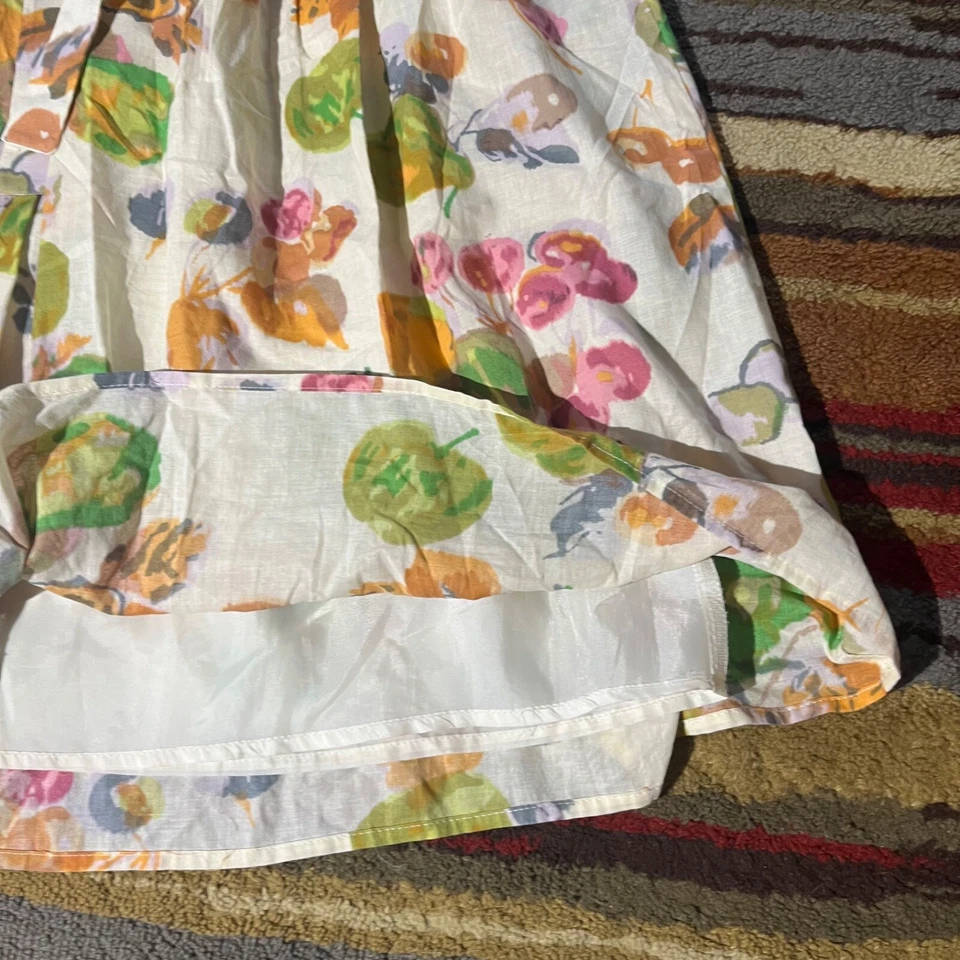 London Times Midi Shirt Dress Women’s Size 8 Floral Button Belted Collared - Image 4 of 4