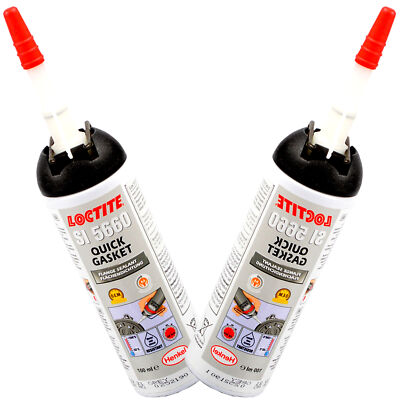 LOCTITE 5660 QUICK GASKET Dichtmasse Abdichtung Grau Silikon 100ml bis +250°C