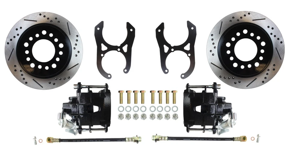 88-00 Chevy C1500 Rear Disc Brake Conversion, Black PC Calipers - Image 4 of 4
