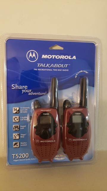 Motorola Talkabout T5200 Two Way Radio for sale online | eBay