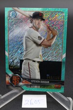 2018 Bowman Chrome Prospects Aqua Shimmer Refractor /125 Steven Duggar #BCP149