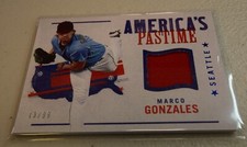 2022 Panini Chronicles America's Pastime Swatches Blue /99 Marco Gonzales