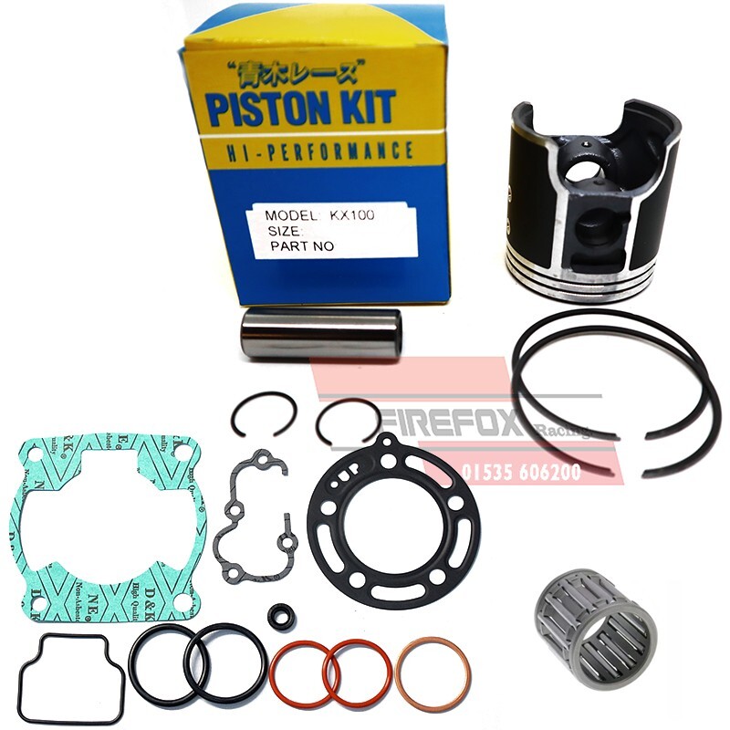 Mitaka Top End Rebuild Kit For Kawasaki KX100 1999 – Piston, Rings, Gasket & Wrist Pin