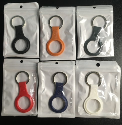 Apple AirTag Silicone Holder KeyRing. Full Set Of 6 Colors. - Picture 2 of 2