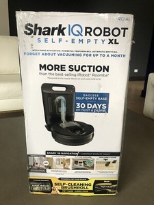 Shark RV1001AE IQ R100AE 16.8V Aspirateur robot autochargeur contrôlé par l'application - noir