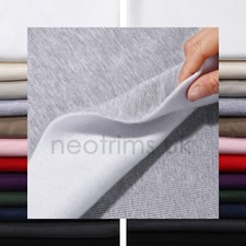 Sweatshirt Fabric Heavy Brushed Jumbo Fleece Cotton French Terry Matching Rib