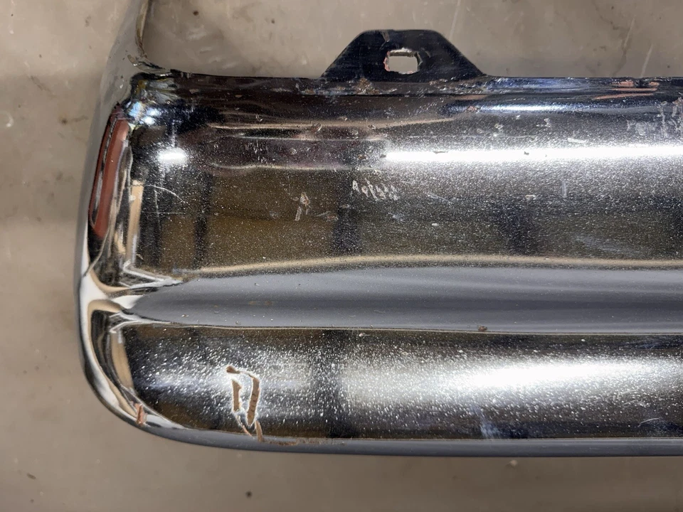 Ford Galaxie 500 XL 1965 1966 parachoques delantero barra cromada personalizado Country Squire OEM Foto 3 de 4