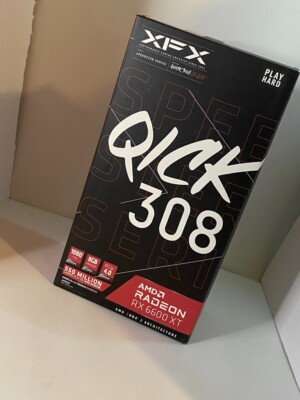 XFX Speedster QICK308 Radeon RX 6600 XT Black Gaming 8GB GDDR6 (RX-66XT8LBDQ)