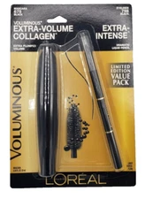 NEW L'Oréal Paris Voluminous Mascara & Eyeliner-675 BLACK, 798 BLACK