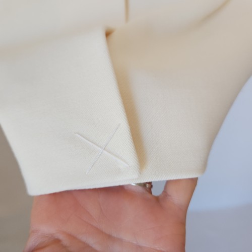 NWoT CLUB MONACO Double-Breasted Blazer Polyester Viscose Ivory Cream Women's 4 - Picture 11 of 16